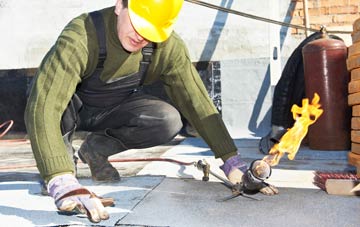 Saxby All Saints flat roof construction